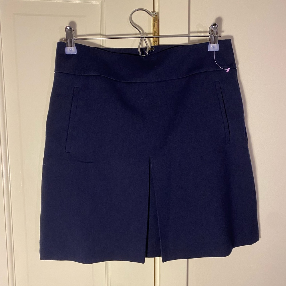 Navy Blue Pencil Skirt